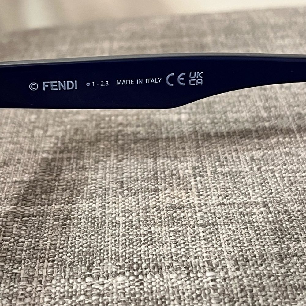 Fendi Navy Women's Glasses - Picture 5 of 6